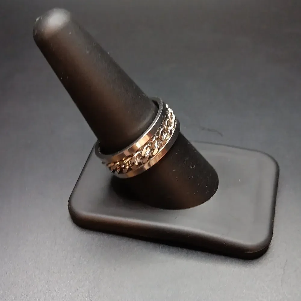 New Rotation‎ Spinner Ring Men's Size 9 New With Box
